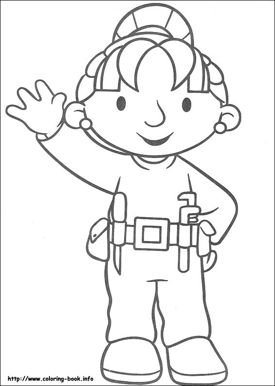 Bob the Builder coloring picture